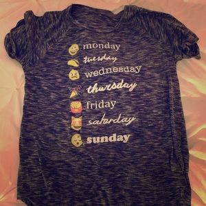 Days of the week shirt !